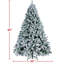 Ericka Pre-lit Flocked Artificial Christmas Tree-1445456110