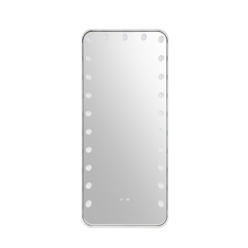 Jensen Freestanding Led Full Length Mirror, White