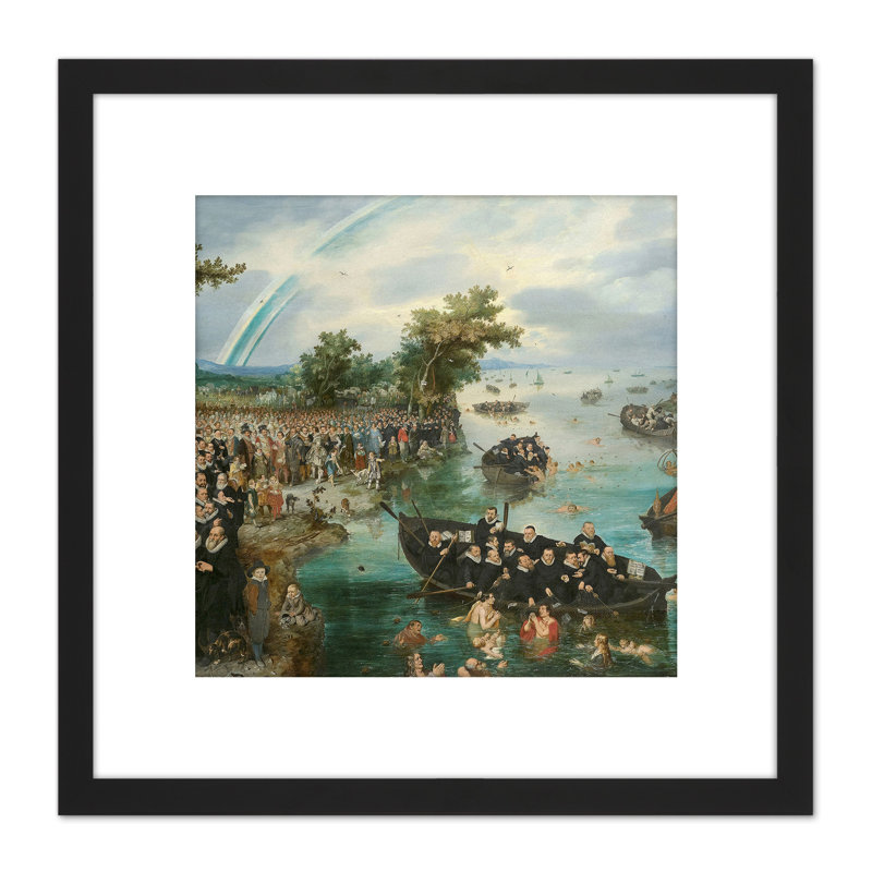 Fishing for Souls 1 Piece Single Picture Frame Painting