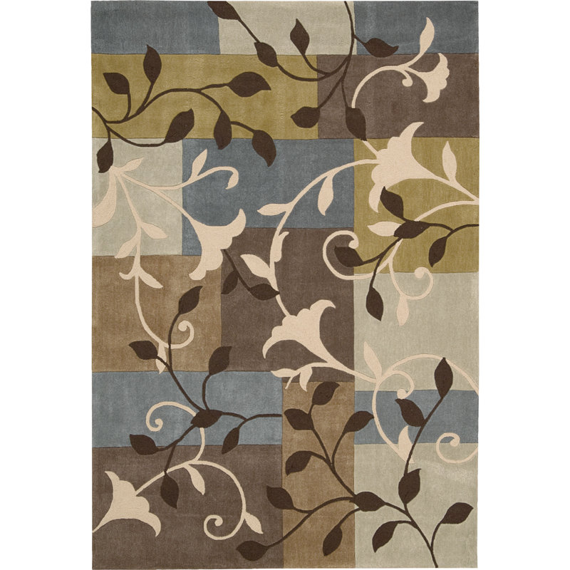 Beyazit Floral Indoor Rug, Rectangle 3'6" x 5'6"
