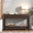 Modern Console Table With Striped Design, 2 Drawers And 2-tier Design-848461327