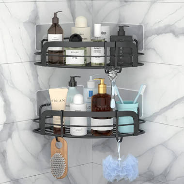 Callula Wall Mounted Stainless Steel Shower Caddy Basket Shelf For Shampoo,  Adhesive Shower Shelf Storage Organizer, No Drilling Bathroom Shelf Rack