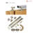 Sliding Closet Bypass Doors Planum 2010 Chocolate Ash Sturdy Top Mount Rails Moldings Trims Hardware Set Wood Solid Bedroom Wardrobe Doors -48" x 84" (2* 24x84)-93661586-93661592