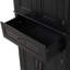 Armoire de rangement de salle de bain avec portes et tiroir, plusieurs espaces de rangement, tablette réglable