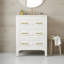 Ensemble de meuble-lavabo en céramique, meuble-lavabo simple autoportant-764036404