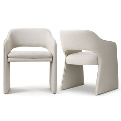 Upholstered Waterproof Fabric Accent Armchair
