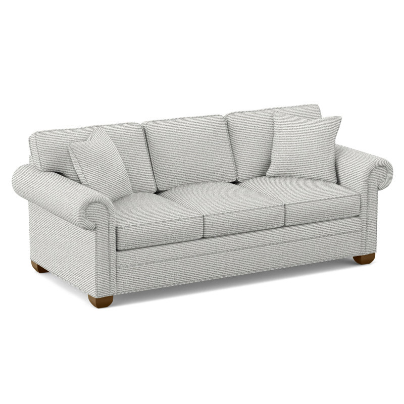 Main Street Upholstered 85'' Sleeper Sofa, Havana, Callaloo Cotton