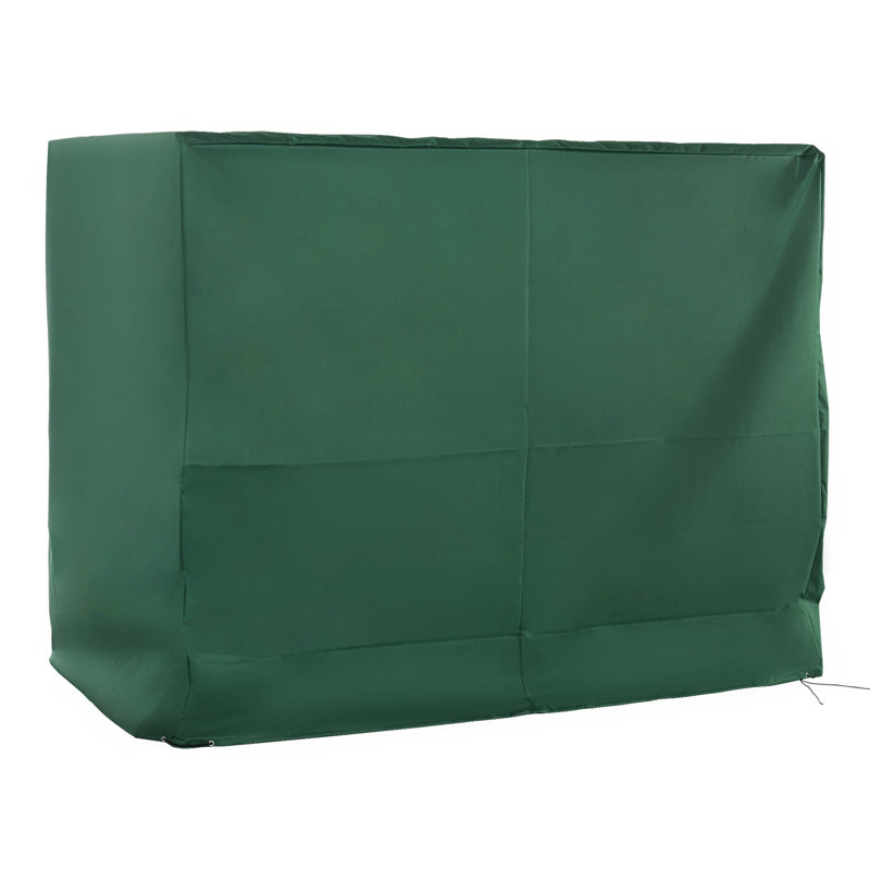 Jacobo Patio 3-Seater Swing Chair Cover 240L x 133W x 185H cm Green