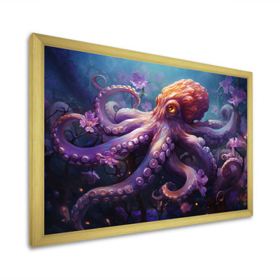 " Purple Octopus Mystical Encounter An "