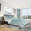 3D Light Blue Geometric Tunnel - Modern Geometric Duvet Cover Set - Microfiber Polyester-35228236