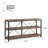 55-Inch Industrial Sofa Table, 3-Tier Console Table with Metal Frame and Open Shelves for Living Room, Entryway, Hallyway
