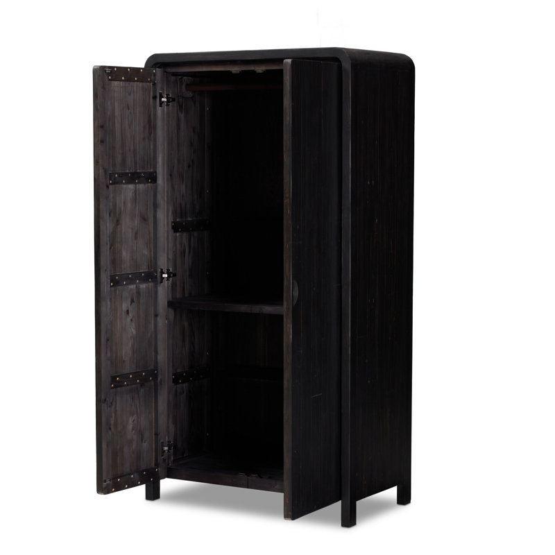 Nedra Armoire, Black Reclaimed