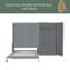 Grand lit escamotable mural avec placard-1007835728