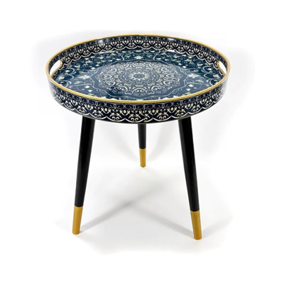 Bohemian 3-leg Round Side Table by Fandian
