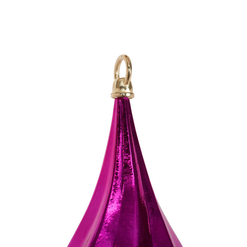 41'' Solid Finial Ornament, Fuchsia