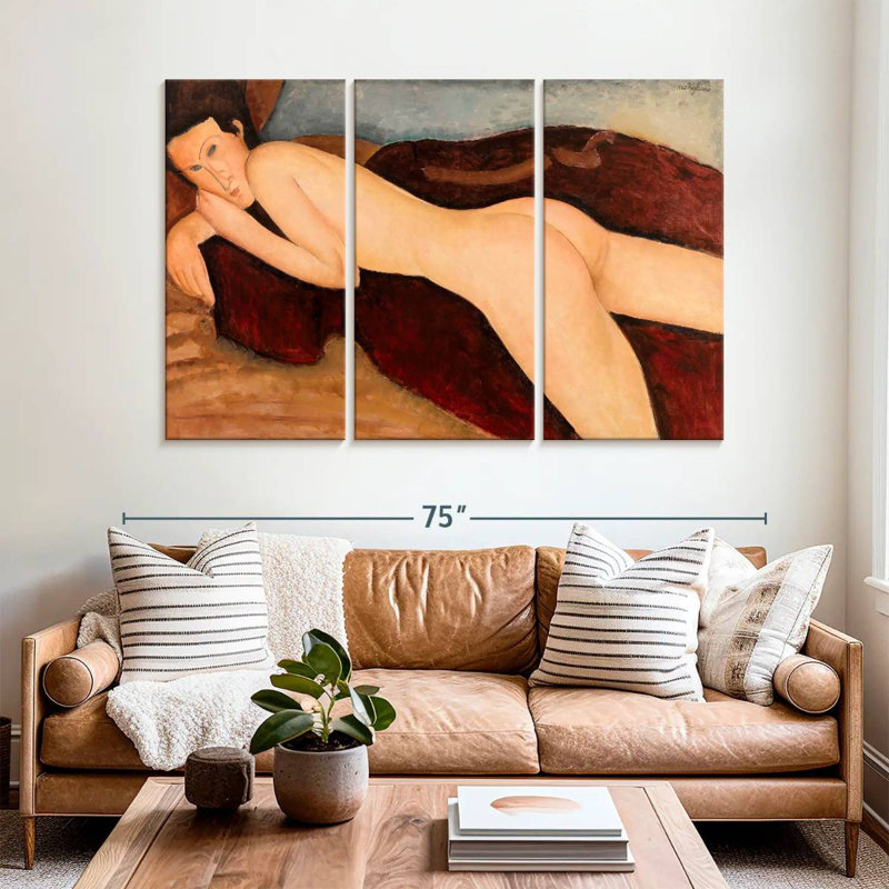 Reclining Nude From The Back