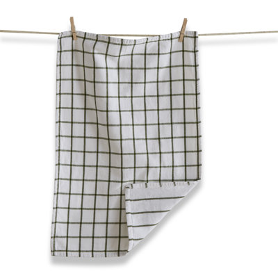 Ebern Designs Classic Double Cloth Dishtowel Red