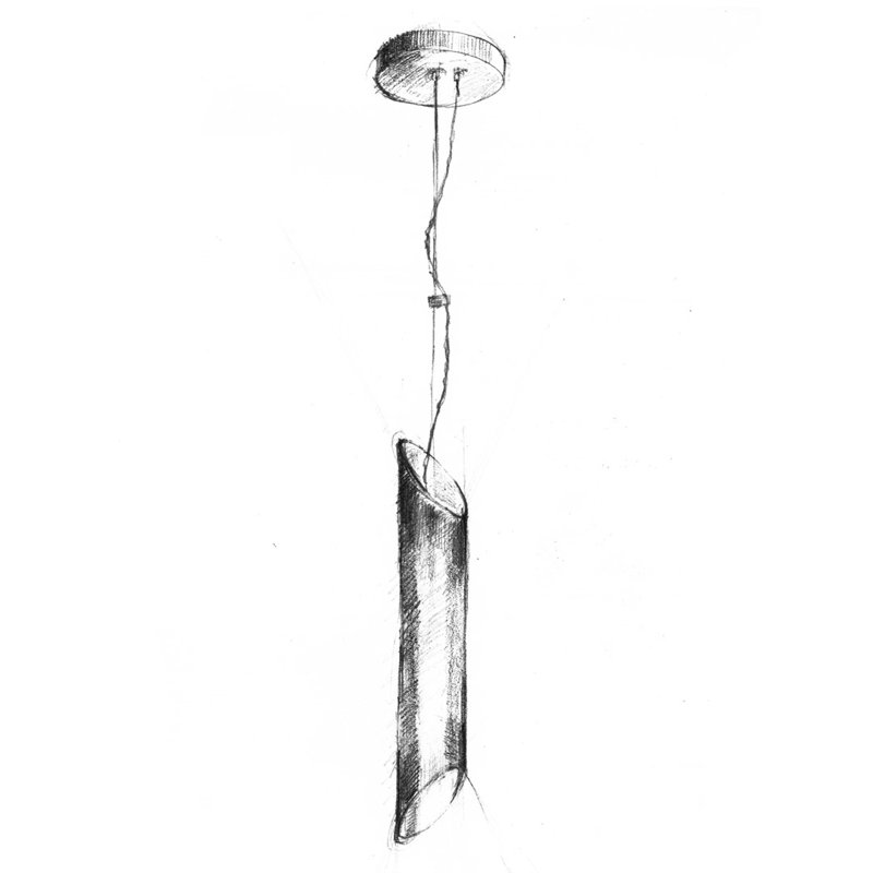 Libra 1 - Light Novelty Pendant, Black
