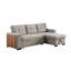 Canapé modulaire en lin rembourré de mousse Alexys-121298831