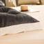 Coussin de tête de lit de 47 po de largeur, rembourrage réglable en coton naturel Loft, coussin de soutien moyen à ferme avec housse amovible-80162484