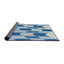 Tapis bleu/blanc cassé à motif-27767931