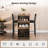 Bar Table And Chairs, Tall Dining Set For 2, Storage Shelves For Space-Saving-228223286