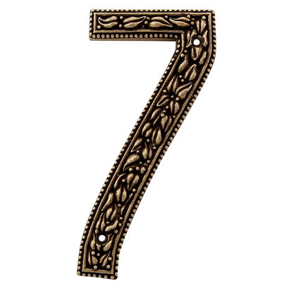 San Michele 4.75'' H Metal House Number