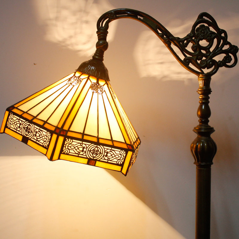 Airalyn 64'' Bronze Antique Arched Floor Lamp