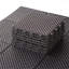 Carreaux de terrasse à emboîtement de patio, tuiles de terrasse carrées composites 12 po x 12 po, carrelage extérieur rayé en plastique pour terrasse-105122003