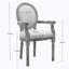Chaise en bois massif Style