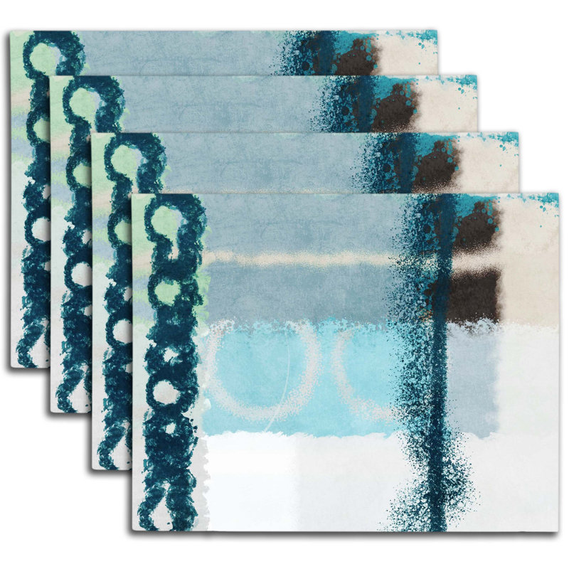 Napperon abstrait en polyester