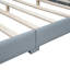Ensemble de lit plateforme tapissier avec grand et simple TG