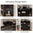 Corner Storage Shelf With USB Ports And Outlets Industrial Organizer-1537075790