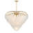 Boa 15-Light Chandelier in Warm Brass by Breegan Jane