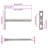 Floating Shelf Brackets 12Pcs Invisible Carbon Steel-1493983133