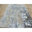Tapis gris en laine noué à la main de conception unique 1 pi 11 po x 2 pi 11 po Midgard
