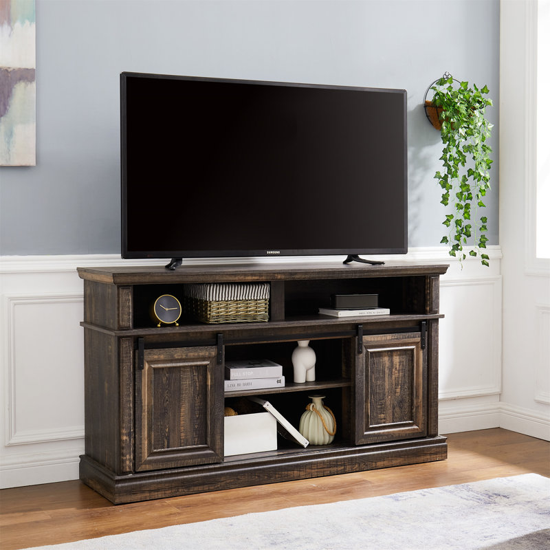 Console multimédia avec armoire de rangement