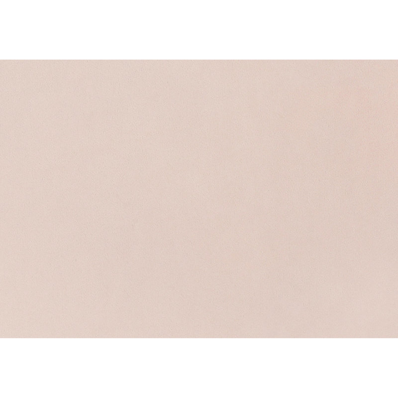 Grand lit glamour en velours rose avec tête de lit et accents chic