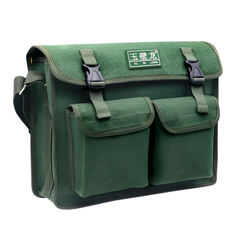 Sac à outils en toile durable et multifonctionnel pour le rangement des électriciens et des réparateurs