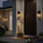 1-Light Motion Sensor Outdoor Flush Mounted Sconce