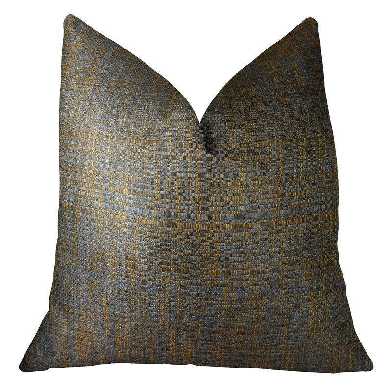 Vibrant Tazanite Geometric Reversible Throw Pillow, 20" x 36", Lumbar Pillow