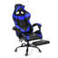 Blue Elephant Adjustable Ergonomic Faux Leather PC & Racing Game Chair with Footrest-350762436