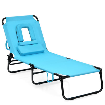 Averyanna 76" Long Reclining Single Chaise with Cushions by Arlmont & Co.