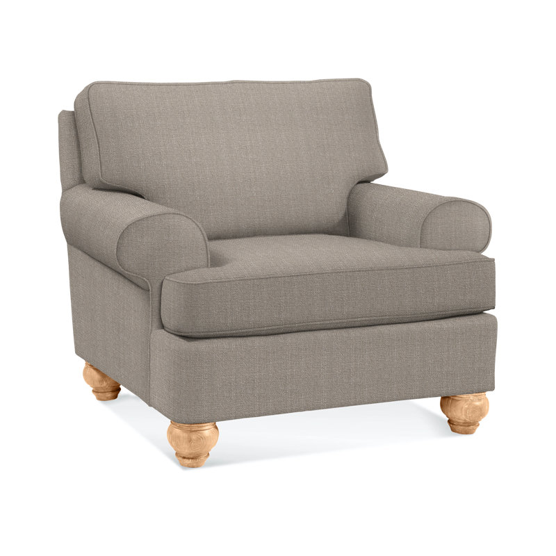 Artisan Landing Upholstered Armchair, Sandalwood, Stone Crypton Performance; 0884-83