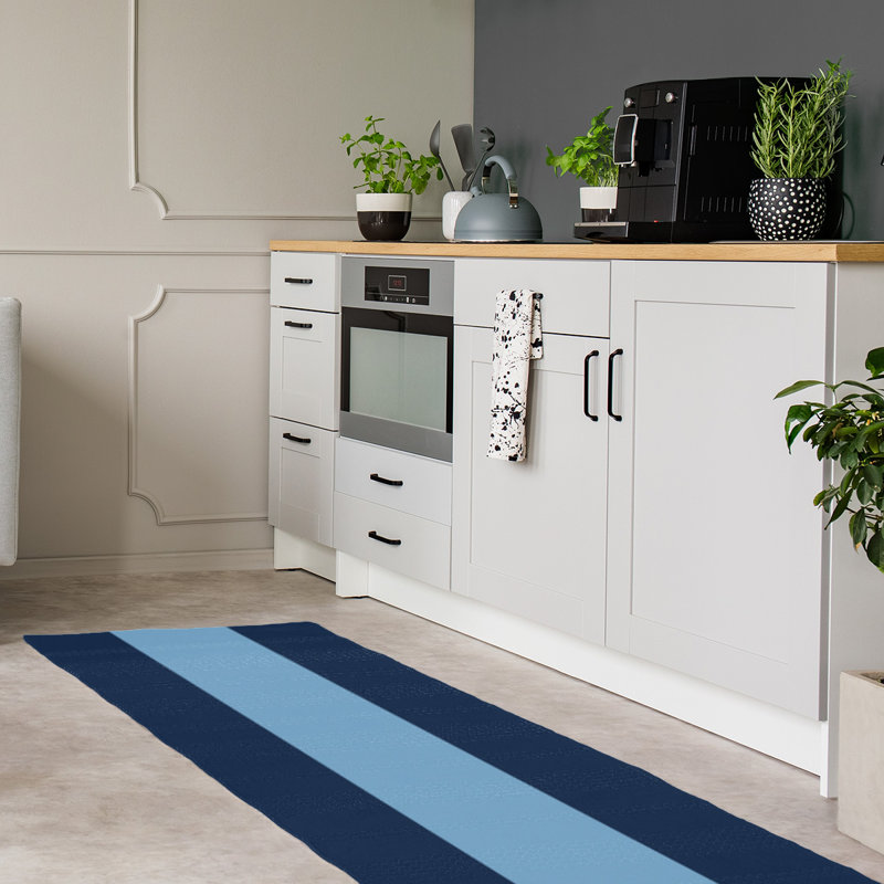 Tapis bleu area, Tapis de couloir 2 pi 6 po x 8 pi