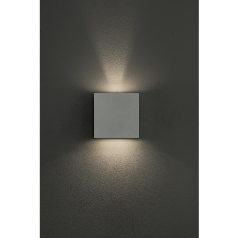 Aleisha-Marie Aluminum LED Wall Light, 24 Watts, White