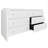 Liabella 62" W 6-Drawer Ribbed Double Dresser -80306742