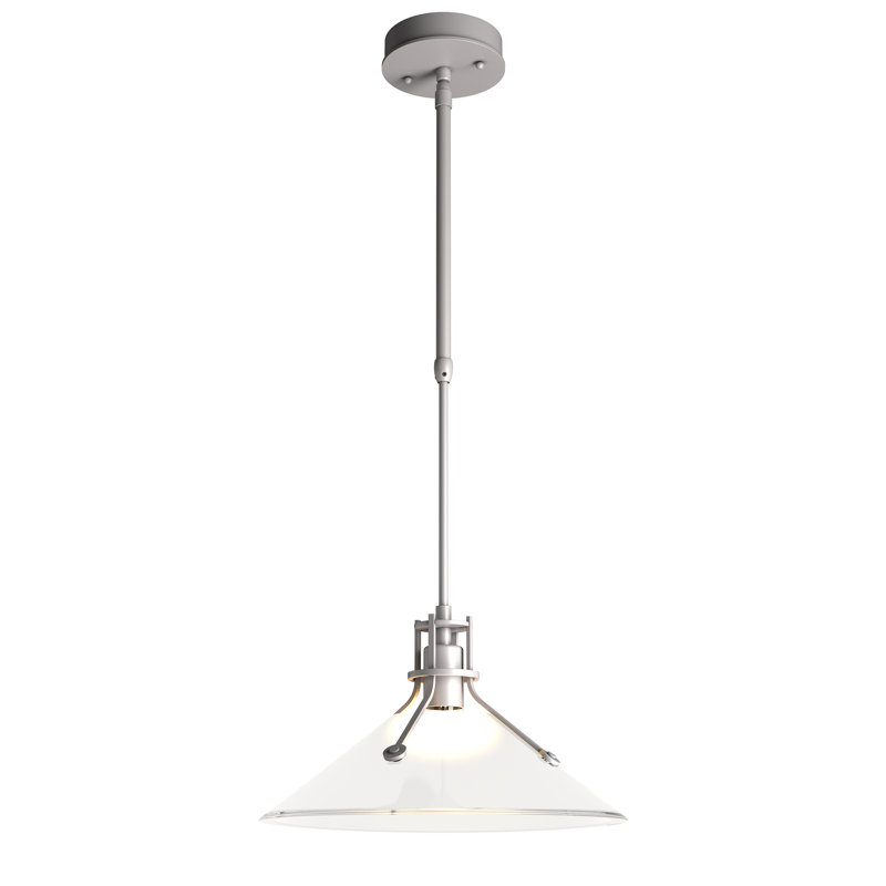 Henry Outdoor Pendant, Frosted Glass, Coastal Burnished Steel