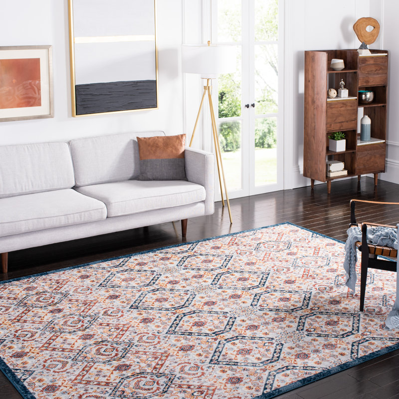 Holla Performance Damask Rug, Rectangle 8' x 10'