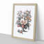Stone Vase with Flowers by Johan Teyler - Picture Frame Painting Print-55615606-55615611